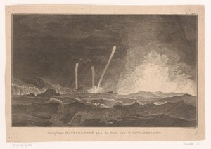 View of Waterspouts on the Coast of New Zealand