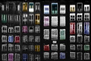Colorful Window Reflections