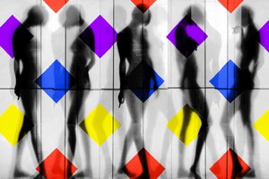 Rhythmic Geometric Figures by Igor Shrayer