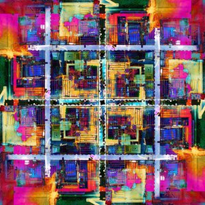 Vibrant City Mosaic by Igor Shrayer