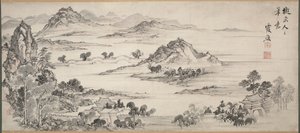 View of West Lake, 1700s by Taiga Ike