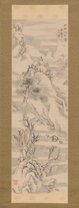 Wintry Landscape, in the Style of Guo Zhongshu by Ike no Taiga