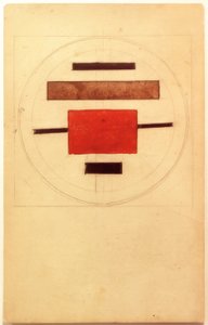 Design for a Suprematist Decoration for Porcelain by Ilja Grigorewitsch Tschaschnik