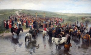 Resurrection Day in the North by Illarion Mikhailovich Pryanishnikov