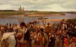 The Procession of the Cross by Illarion Pryanishnikov