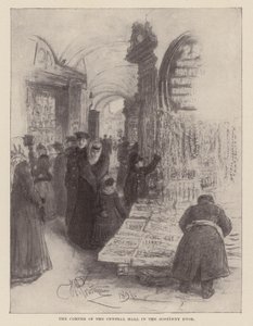 The Corner of the Central Hall in the Gostinny Dvor by Ilya Efimovich (after) Repin