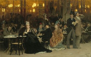 A Parisian Cafe, 1875