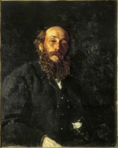 Portrait of the Painter Nikolai Gay by Ilya Efimovich Repin