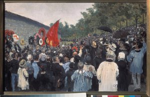 Annual Gathering at Père Lachaise Cemetery, Paris