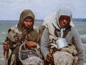 Pious Women on Pilgrimage (detail)