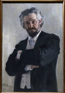 Portrait of Alexander Verzhbilovich by Ilya Efimovich Repin