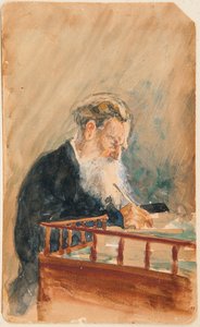 Portrait of the author Leo N Tolstoy