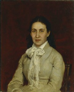 Portrait of Yelizaveta Grigoryevna Mamontova 1847-1908 by Ilya Efimovich Repin