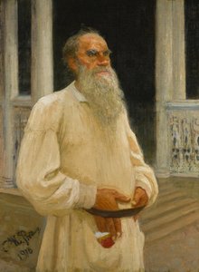 Portrait of Count Lev Nikolayevich Tolstoy, 1916