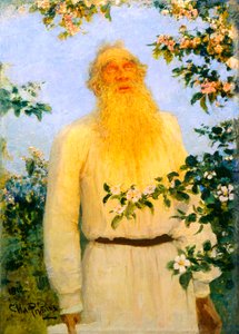 Portrait of the Author Leo N Tolstoy