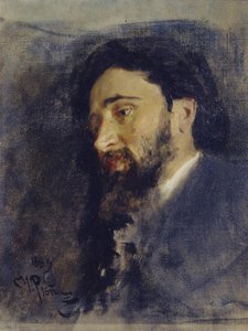 Portrait of the Author Vsevolod M. Garshin 1855-1888, 1883
