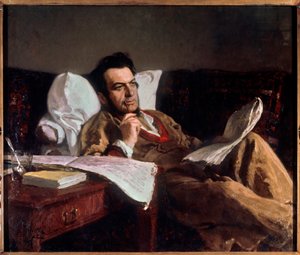 Portrait of the Composer Mikhail I Glinka by Ilya Efimovich Repin