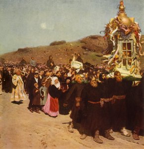 Procession in the Kursk Gubernia, 1880-1883, 1965 by Ilya Efimovich Repin