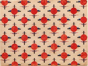 Suprematist Pattern. Fabric Design