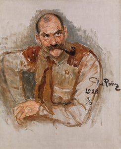 Portrait of the artist Akseli Gallen-Kallela 1865-1931, 1920 by Ilya Efimovich Repin