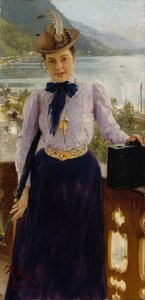 Portrait of the Author Natalia Borísovna Nordman-Severova 1863-1914