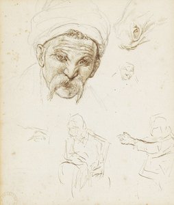 The Head of a Cossack by Ilya Efimovich Repin