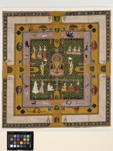 A Jina Enthroned by Indian School