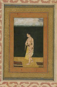 A Lady Walks in a Garden