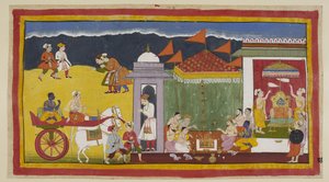 Sumantra Arrives at the Palace (detail)