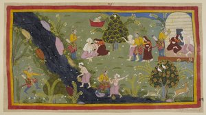 Dasaratha tells the queens about the incident in his youth when he accidentally killed a sage