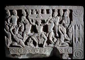 Adoration of the Turban (fragment) by Indian School