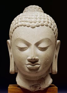 Buddha Head, Sarnath culture, 500 AD