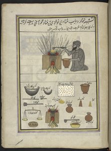 Confectioner Making Sugar-Candy, 86 Drawings Bound into a Volume Depicting Trades and Occupations in Kashmir by Indian School