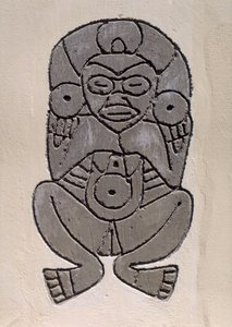 Copy of a Taino Indian motif by Indian School