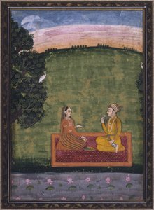 Couple in a landscape