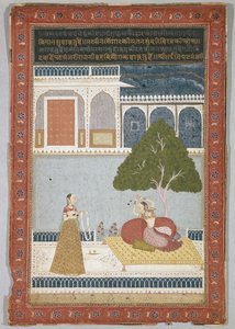 Desvarati Ragini, dated 1768 by Indian School