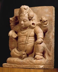 Figure of Siva as Vamana by Indian School