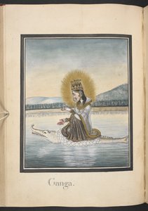 Ganga, the sacred river Ganges by Indian School