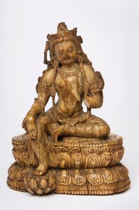 Himalayan ivory figure of Tara