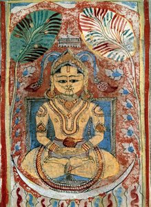 Representation of a Jain prophet (spiritual leader) by Indian School