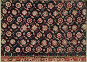 Kutch Embroidery Skirt Piece, Bombay State, India by Indian School