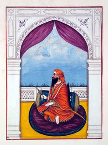 Maharaja Dyan Singh, from The Kingdom of the Punjab, Its Rulers and Chiefs, Volume I, a Volume of 27 Watercolour Studies by an Unidentified Indian Artist (c.1840) by Indian School