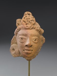 Male Head with a Turban by Indian School