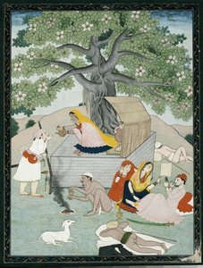 Miniature from an Album, Kangra