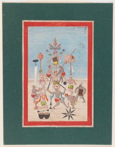 Miniature painting, c.1810 by Indian School