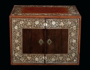 Mughal cabinet, Gujarat or Sindh, Western India by Indian School