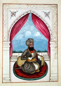 Nawab Mohammad Akhbar Khan, from The Kingdom of the Punjab, its Rulers and Chiefs, volume II by Indian School