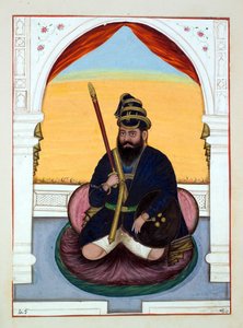 Phola Singh Nihang, from The Kingdom of the Punjab, its Rulers and Chiefs, volume II by Indian School