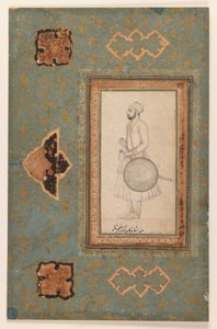 Portrait of Kuka Azam Shah by Indian School