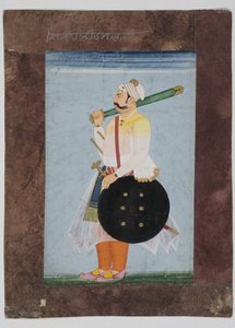 Portrait of the Rathor Chief Ridmal by Indian School
